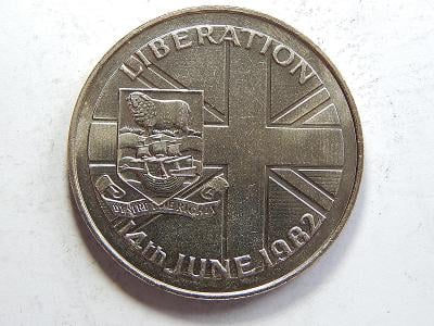 Falkland Islands 50 Pence 1982 Liberation UNC č24472  