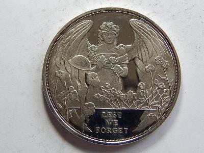 Gibraltar 1 Crown 2017 anděl PROOF č24473