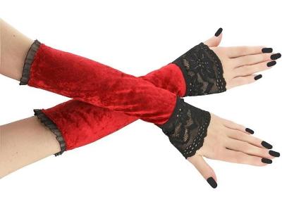Krajkové rukavice plesové společenské rukavice večerní handmade R42 