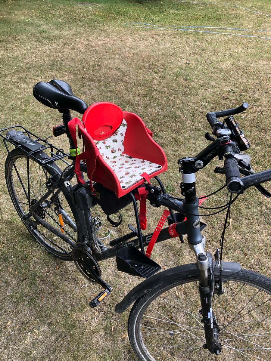 Detská sedačka na bicykel-predné retro - Cyklistika