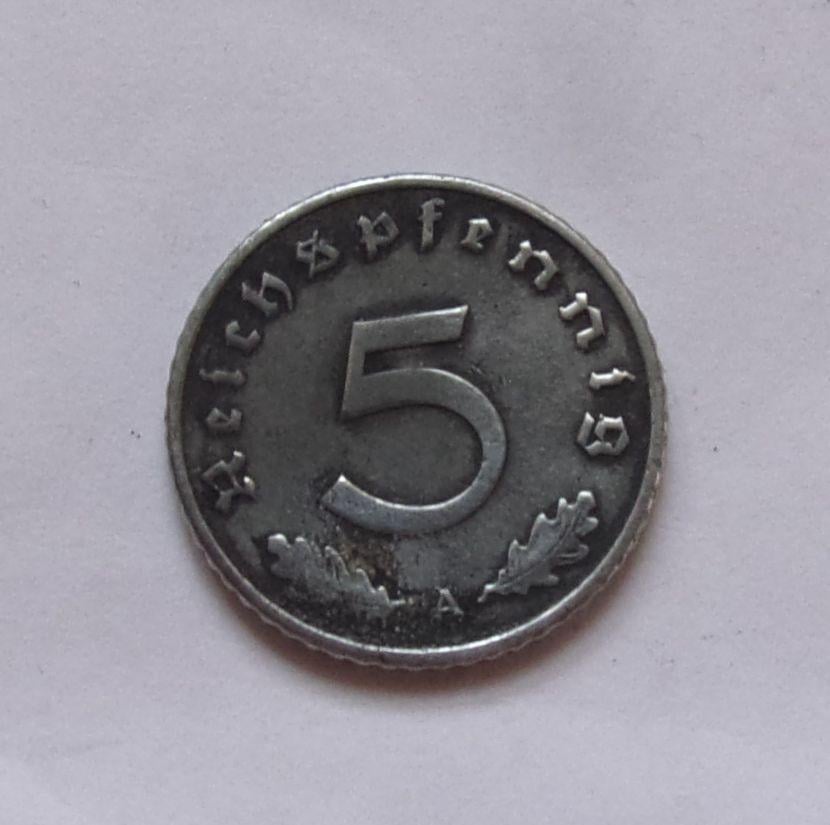4x 5 Reichspfennig 1941 A,,B,D,J - Numizmatika