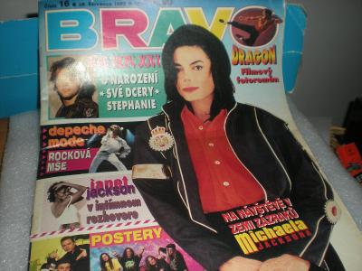 Časopis BRAVO č.16 červenec r.1993 + plakát