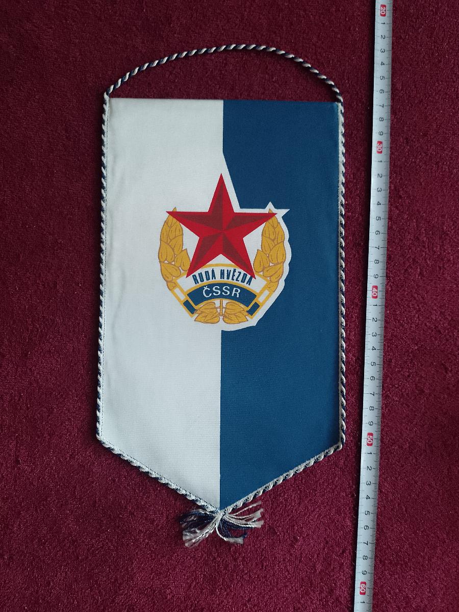 Stará športová vlajočka veľká, RUDÁ HVIEZDA ČSSR - Zberateľstvo
