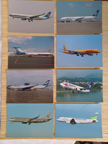 LETADLA - 40 pohlednic - pro sběratele a fanoušky letectví - Pohlednice
