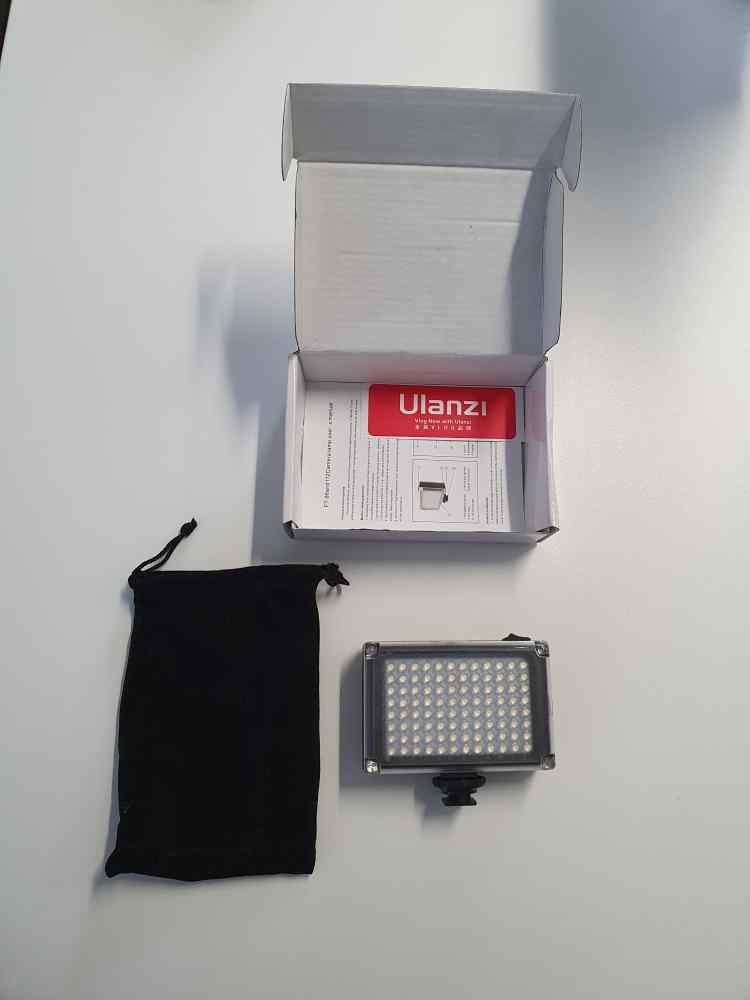 Ulanzi 96 On Camera LED Video Light Photo Studio DSLR Lighting - Foto
