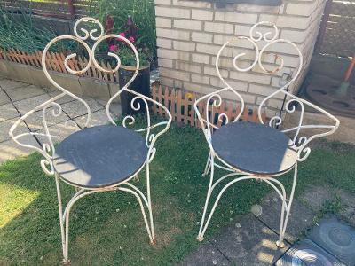 Ručně kované zahradní židle