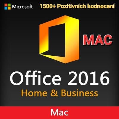 Microsoft Office 2016 H&B pro MAC - Okamžité doručení, Faktura