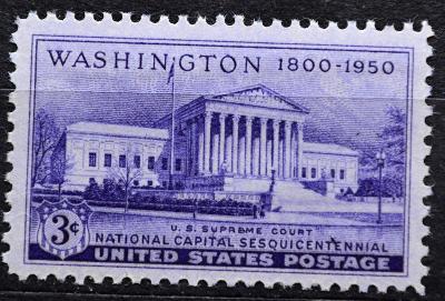 **USA, 1950. Washington-Budova soudu, Mi.609,kompl. / B-614f