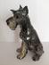 Krásna stará porcelánová soška psíka, Goebel, Nemecko - Starožitnosti a umenie