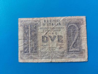 2 lire 1935/1939 Itálie