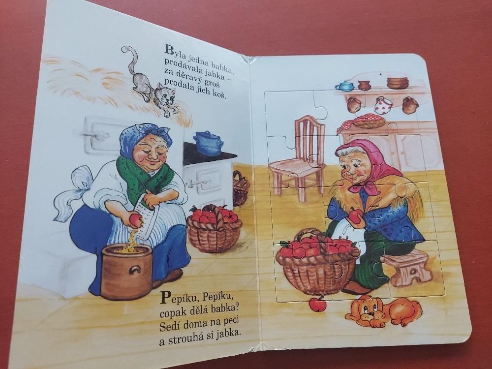 Dětské říkanky s puzzle - Dětská knížka  Říkadla s puzzle - Knihy