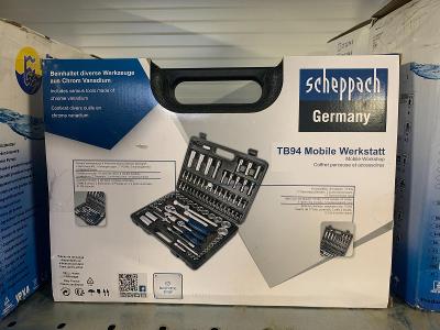Scheppach TB 94 - plastový kufr s nářadím, 94 dílů