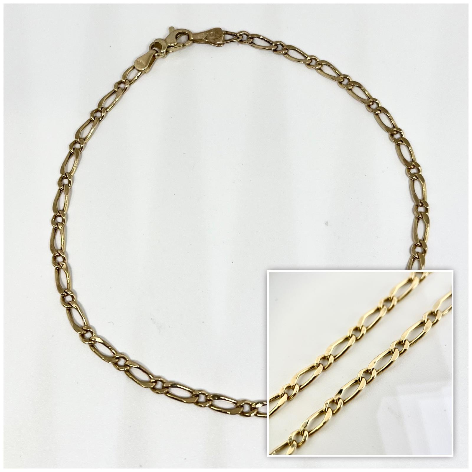 Náramek zlatý 2,16 g Au (585/1000) 22 cm Ev. č. 515 - Šperky