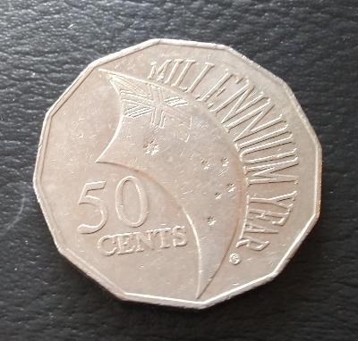 Austrálie 50 cents 2000 Millennium CuNi