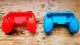 Nintendo Switch červená modrá 2x HandGrip Joy-Con grip pre ovládač - Počítače a hry