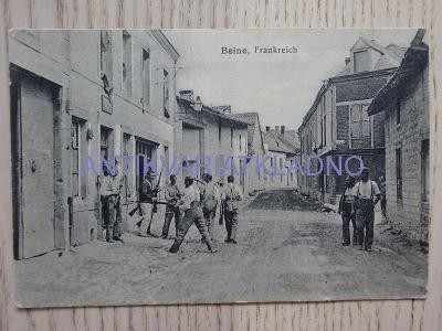 POLNÍ POŠTA 1916, BEINE, FRANKREICH, FRANCIE