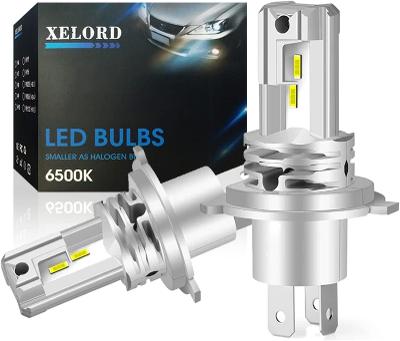 XELORD H4 LED žárovky do auta 6500K Bílé NOVÉ!záruka!