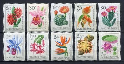 Maďarsko 1965 Květiny Mi# 2164-73 H031