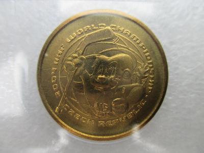Žeton ze sady mincí 2004 - hokej MS V PRAZE