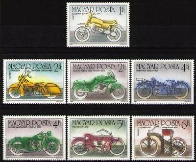 Maďarsko 1985 Motocykly Mi# 3798-3804 H150