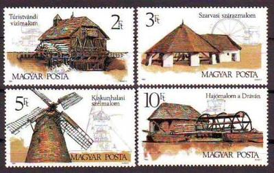 Maďarsko 1989 Mlýny Mi# 4028-31 H176