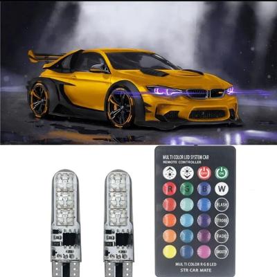 Auto LED žárovky tuning RGB T10 CAN BUS