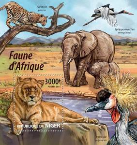 Niger 2015 Africká fauna Mi# Block 437 Kat 12€ P006