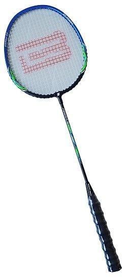 Badmintonová pálka ALU s pouzdrem modrozelenočerná NOVÁ