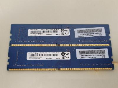 8GB (2x 4GB) Ramaxel 2400MHz PC4 DDR4 paměť RAM PC