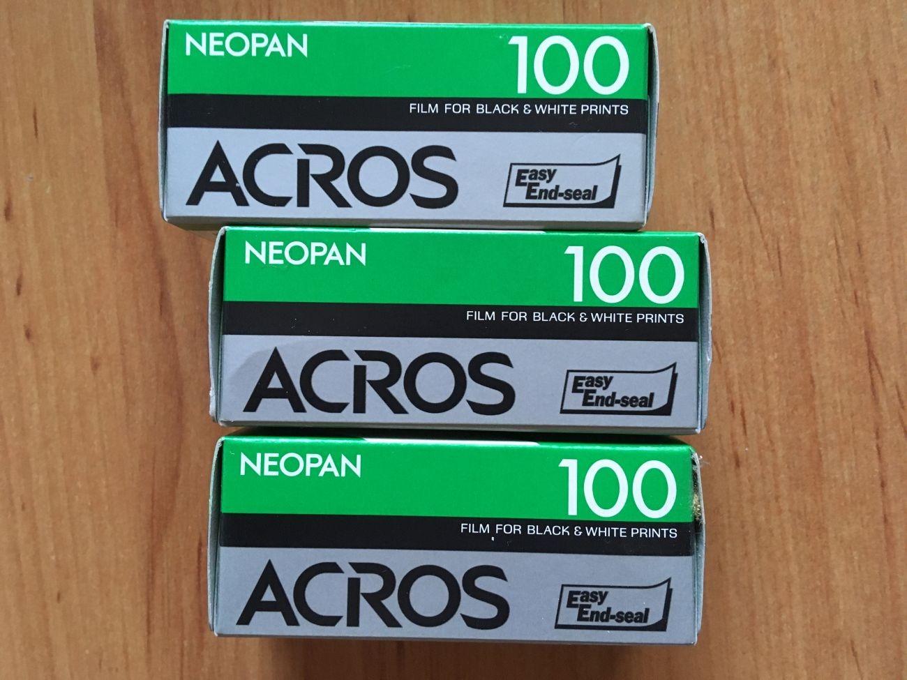 Fujifilm Neopan Acros 100 (120 zvitkový - 3ks) - Foto