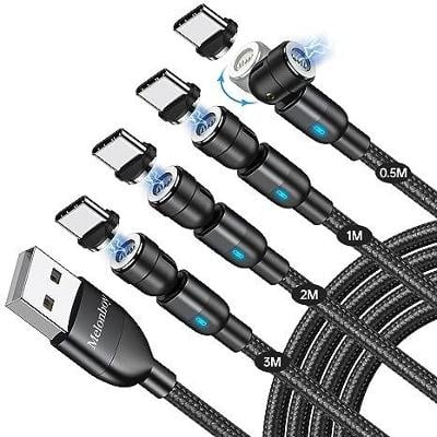 Magnetický nabíjecí kabel USB-C koncovky a pro Iphon