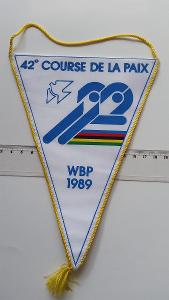 vlajka cyklistika 42. WBP Závod míru 1989 Rudé Právo 