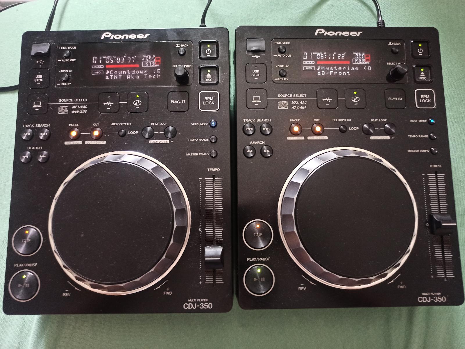 2x CD přehrávač Pioneer CDJ-350 | Aukro