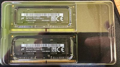 Originál 8GB (2x4GB) DDR4 SO-DIMM moduly z Apple Mac Mini (2018)