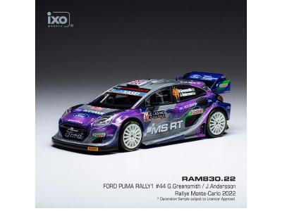 Ford Puma Rally1 - Rally Monte Carlo 2022 #44 Greensmith 1:43 IXO
