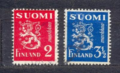 Finsko 1936, MiNr. 197-198, raž.