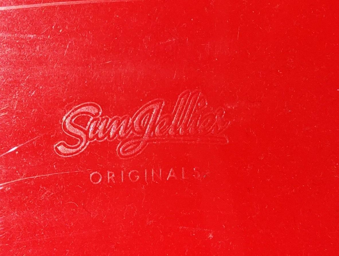 Červený retro košíček Sun Jellies originál, nový podle dobového - Dámské kabelky