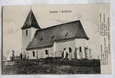 Borová - kostel, 1921