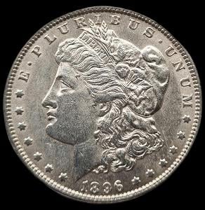 Stříbrny 1 Dollar Morgan 1896