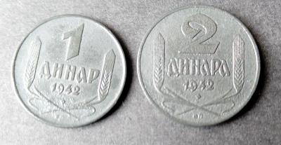 1+2 DINARA SRBSKO 1942