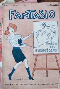 Fantasio - 5 kusov francúzskeho časopisu z rokov 1907,1908,1910
