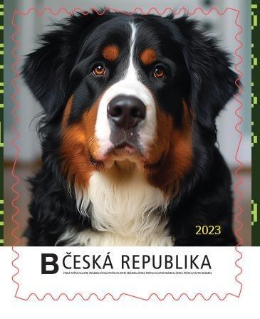 Vlastní známka Bernský salašnický pes, k 10 zakoupeným +1 zdarma!