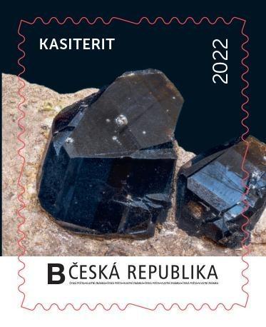 Vlastní známka Rok mineralogie: Kasiterit, k 10 zakoupeným +1 zdarma!