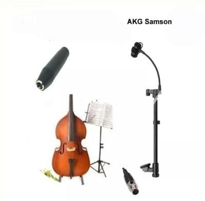 Mikrofon pro kontrabas -AKG Samson s držákem