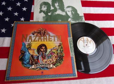 ⭐️ LP: NAZARETH - RAMPANT, skoro jako nová NM!!, USA pressing 1974
