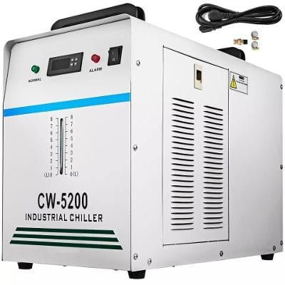Chladič vody CW-5200 Chladič CO2 plotru laseru