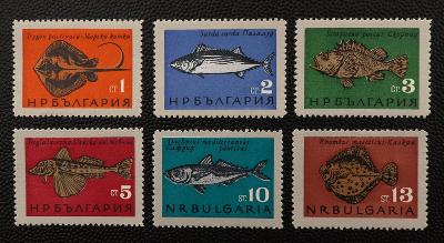 Bulharsko - 1965 !! - * - kompletní série - ryby  - Michel - 6,40 €