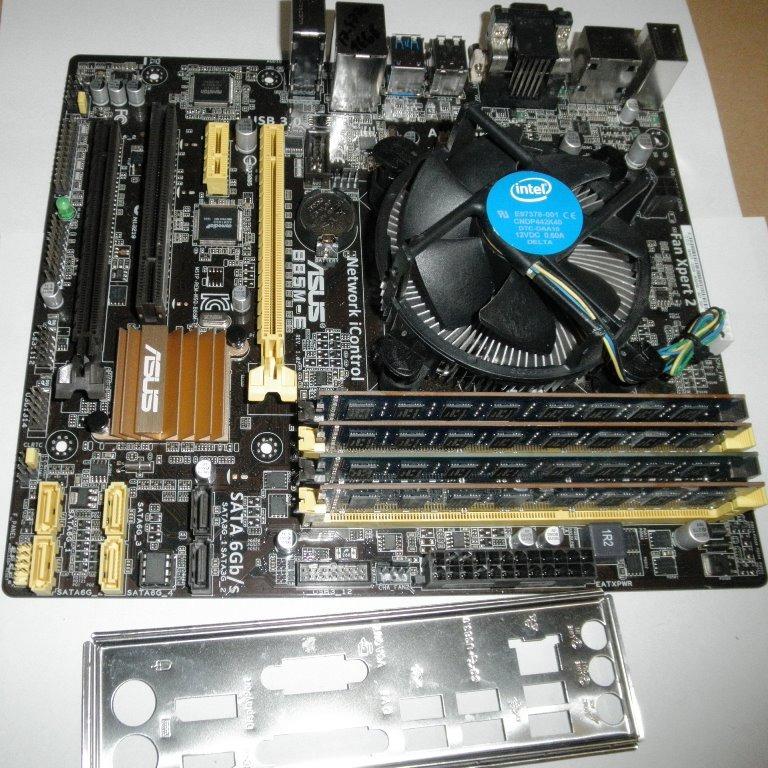 ASUS B85M-E+i7-4770 +16 GB DDR3 1600 MHz, sc. 1150, záruka | Aukro