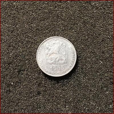 10 haléř 1985 mince Československo (10 h ČSSR)