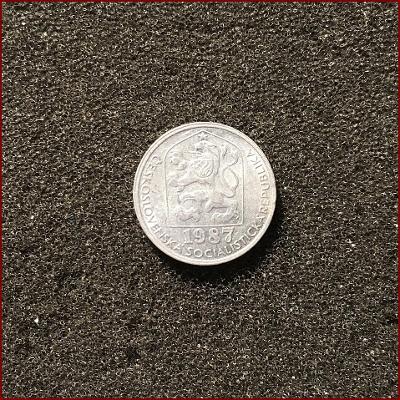 10 haléř 1987 mince Československo (10 h ČSSR)